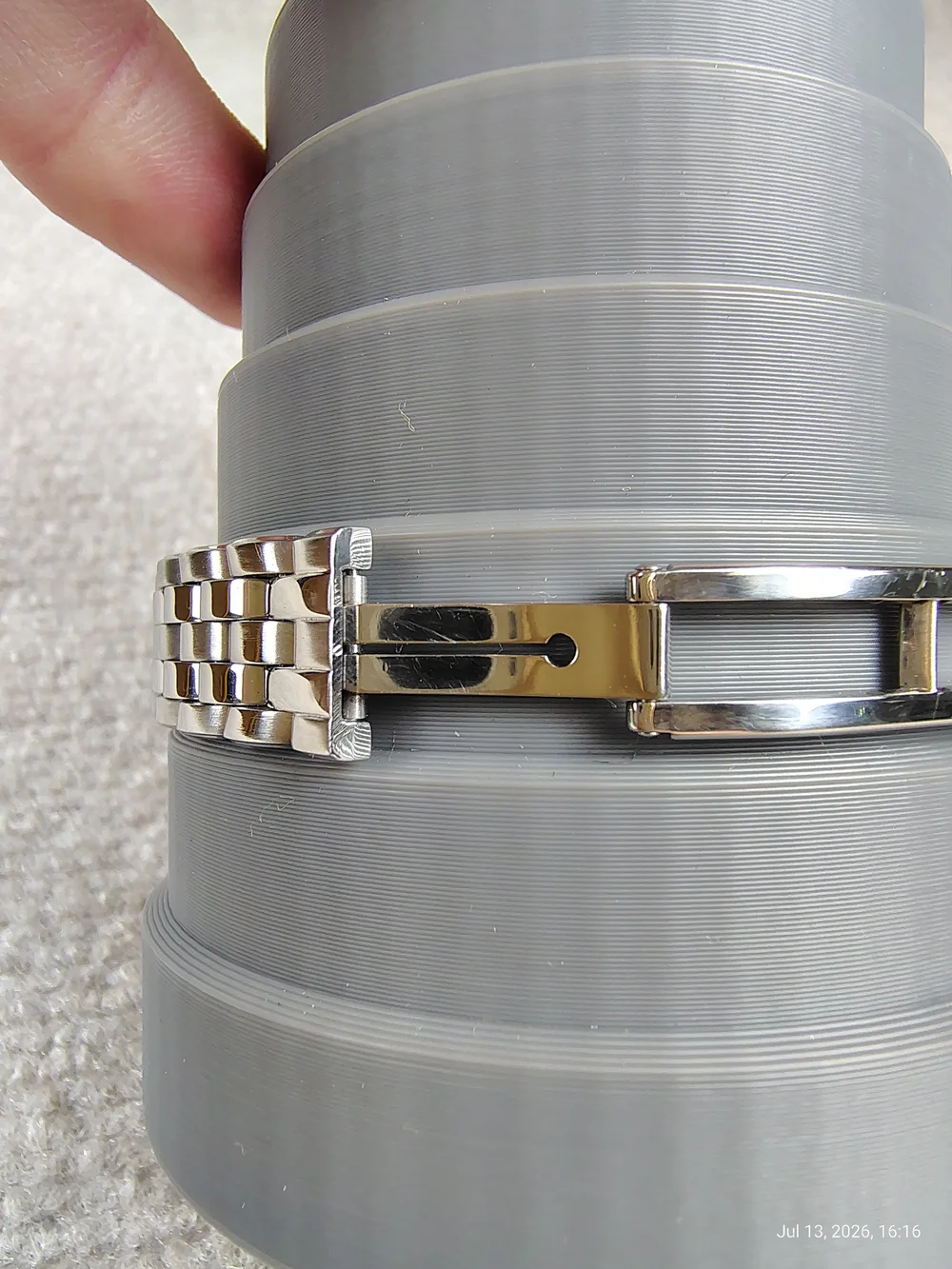 Women's RARE Raymond Weil Tosca Mother Of Pearl 5874 Blue Diamond Watch